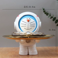 Большой машинный кошачий золотой поднос