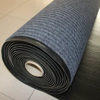 Nhập Mall Hành Lang Đôi Sọc Mã Hóa Rãnh Hiệu Quả Loại Bỏ Bụi Thảm Không trơn trượt Mat Mat PVC Composite Mat thảm ngủ