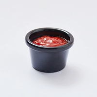 Kuqi Creative Tableware Американская посуда Кафе для отдыха бар черный Чашка для меламинового соуса Чашка для соуса маленькая миска