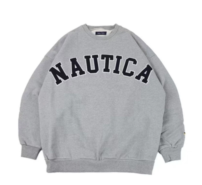 NAUTICA CITY BOY Hasegawa Подготовка груди Вышивка набивной верёвки капюшонный курс обвод