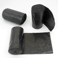 Маленький черный пластиковый гигиенический мусорный мешок домашнего использования, увеличенная толщина