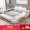 da massage giường tatami giường đôi phòng ngủ 2 m 2.2 màn ngủ đa chức năng màu đỏ tatami giường da - Giường