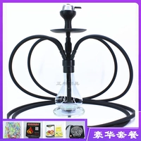 Черная четырехлепа бесплатная оловянная фольга с огнями с роскошной упаковкой