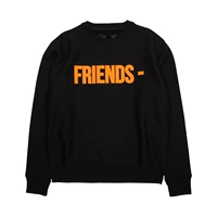 Свитер без шляпы SW-1 Black Orange имеет подол