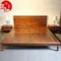 Nội thất gỗ gụ mới Trung Quốc giường đôi 1,8 m giường phẳng gỗ rắn Gỗ hồng mộc Hedgekey gỗ hồng mộc Su lê - Bộ đồ nội thất ghế sofa phòng khách
