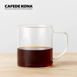 Cafede Kona Coffee Cup Cufe Transparent Prink Coffee Cufe Cufe Cup Cup Tea Cup Стеклянная чашка