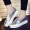 Giày vải da mới 2018 nữ phiên bản Hàn Quốc của giày đế dày hoang dã đế mềm giầy độn nữ