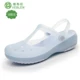 2020 New Veblen giày dép lỗ mùa hè phụ nữ thạch dép nặng đáy dép phẳng chống trượt và dép Waichuan
