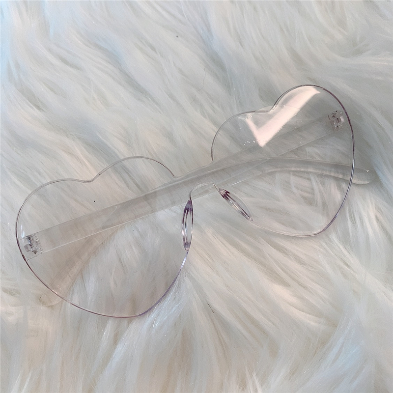 Love & Transparencyvintage Sunglasses Port style Europe and America Retro photograph cat eye Sunglasses Purple series lovers pose female collocation
