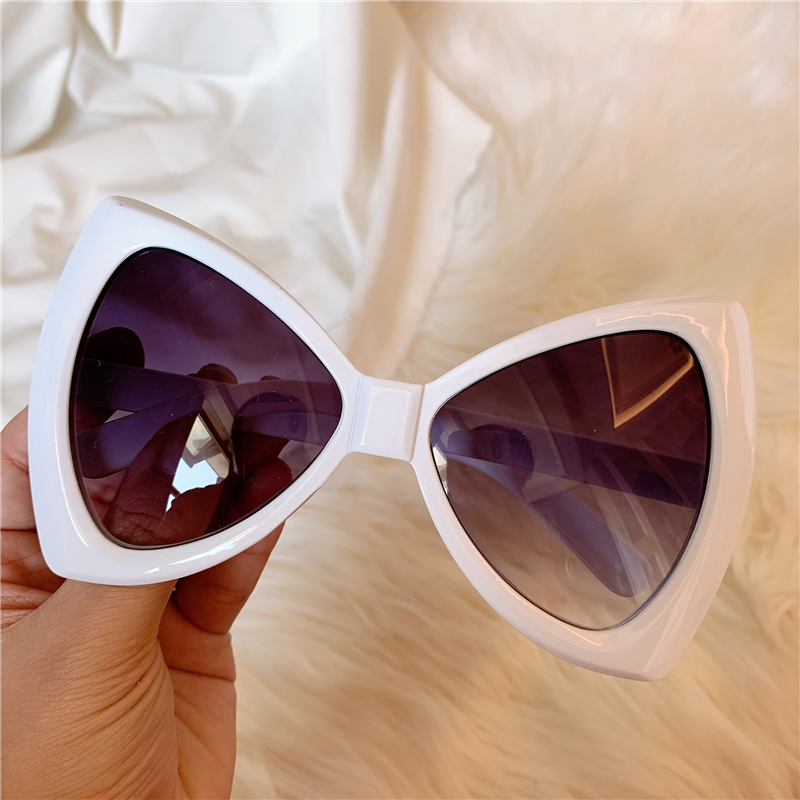 Redvintage Sunglasses Port style Europe and America Retro photograph cat eye Sunglasses Purple series lovers pose female collocation