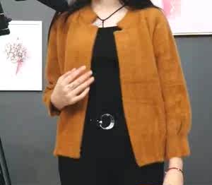 祁 漫 邦妮 2018 thời trang ngắn nước nhung 130100 (7.17) mẫu áo khoác đẹp