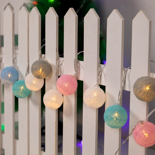 Рождественская декоративная макарон -Королевая декоративная лампа сцены атмосфера