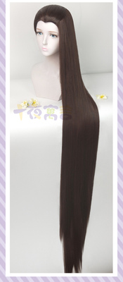 taobao agent 十夜寓言 130 cm brown black beauty pointed cos wigs