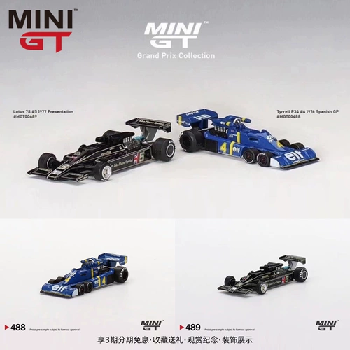 TSM MINI GT 1:64 Lotus 78 Tyrrell № 4 P34 Модель F1
