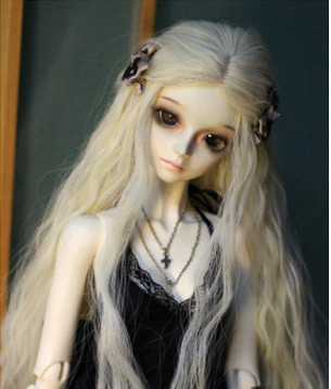 taobao agent There are another new page![Hua Ling] 1/3 small head circumference 1/4bjd wigs of instant noodle roll European style court style