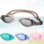 Kính bơi HD trong suốt phẳng kính bơi không thấm nước chống sương mù nam giới và phụ nữ học bơi thiết bị bơi goggles bơi bán buôn