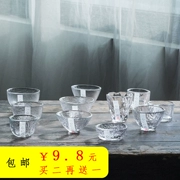 Mẫu búa thủy tinh cốc chủ tách nhỏ tách trà nhỏ tách cá nhân thủ công Nhật Bản bộ trà Kung Fu tách đơn ưu đãi đặc biệt - Trà sứ