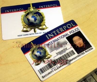 Автобусная карта/трафик персонализированные карты наклейки!ICPO/Interpol Горизонтальная версия