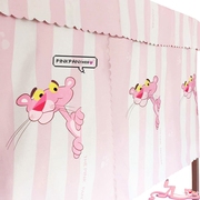 Ký túc xá sinh viên giường rèm cửa cửa hàng ins công chúa gió nữ phòng ngủ vải bóng râm rèm phim hoạt hình dưới bunk bed 幔 pink leopard