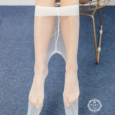 2D超薄白色日系隐形一线档丝袜女 珠光油亮美腿防勾丝连体裤袜-淘宝网