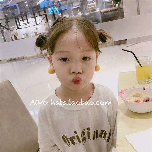 ◆ Aiko Acc ◆ Новые детские уклонения от Liang Liang Objects, красочные серьги по шариковым клипам