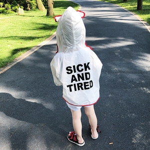 Trẻ em của quần áo chống nắng mùa hè bảo vệ UV bé thoáng khí áo khoác mỏng 2018 trẻ em mới của ngoài trời quần áo chống nắng quần áo trẻ em 10 tuổi
