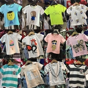Trẻ em mặc 2018 mùa hè trẻ em mới của ngắn tay áo nam cotton nửa tay áo bé phim hoạt hình Tops Kids T-Shirt