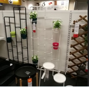 IKEA 2014 プラントスタンド、フラワースタンド、フラワーテーブル、屋内/屋外用台形フラワースタンド、収納ラック