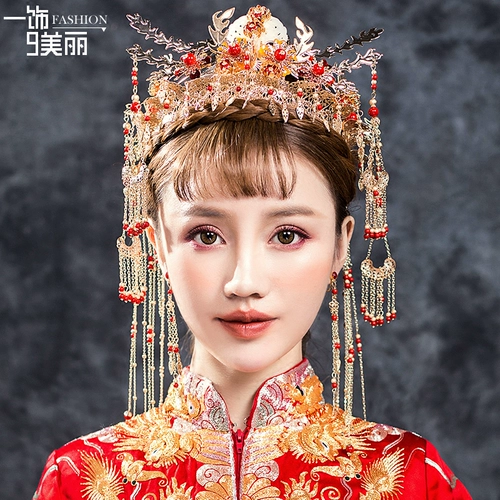 Аксессуар для волос для невесты с кисточками подходит для фотосессий, 2020, китайский стиль