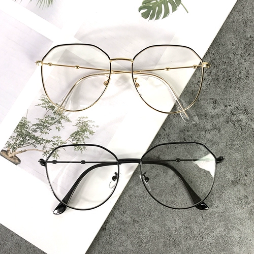 Ретро универсальные металлические очки, в корейском стиле, простой и элегантный дизайн