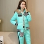 Áo khoác mùa đông mới của Hàn Quốc áo phao nữ dáng dài