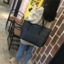 Túi xách nữ 2018 phiên bản Hàn Quốc mới của túi xách nữ công suất lớn thời trang túi tote hoang dã đơn giản túi đeo vai lớn túi da