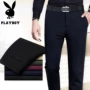 Playboy quần âu nam mùa đông dày kéo dài Phiên bản Hàn Quốc của quần xu hướng quần nam mới quần nam mỏng quần short nam kaki
