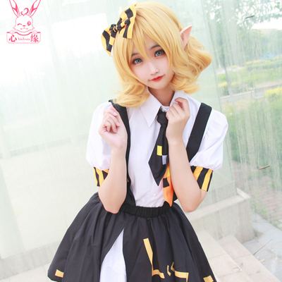 taobao agent Heartfront has authorized bumpbone cosplay golden turning world loli cos clothing fake discovery