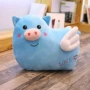 Quà tặng năm mới Lễ hội mùa xuân Phổ biến KG Pink Blue Cotton Cotton Pig Down Feather Fabric Toy Toy đồ chơi cho bé gái 1 tuổi