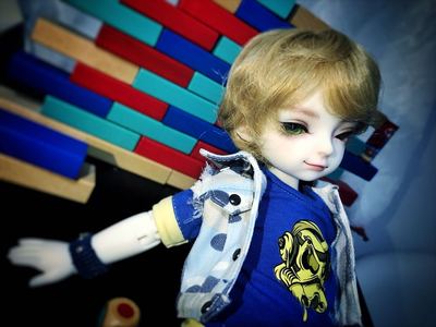 taobao agent [Sleeping home] BJD wig SD 6 points 4 minutes 3 minutes, boys curl BB gold short hair