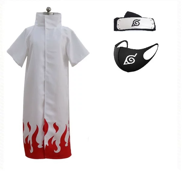 [Наруто Shippuden cosplay плащ 4-го и 6-го Хокаге плащ]
