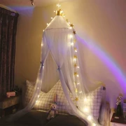 Đầu giường trang trí treo tường sợi cô gái phòng gia đình cô gái phòng ngủ giường rèm sợi muỗi giường lưới Công chúa đấm miễn phí - Bed Skirts & Valances