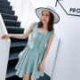 Thời trang KY 2019 hè mới dành cho nữ diện váy tua rua xinh xắn và đáng yêu - Váy eo cao 	váy dây rút eo	