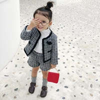 2018 cô gái nhỏ nước hoa thiết lập phiên bản Hàn Quốc mới của bộ đồ hai mảnh thời trang xuân hè trẻ em nước ngoài quần áo cho bé trai