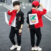 Quần áo bé trai mùa thu 2019 mới to boy boy xuân và thu phiên bản Hàn Quốc ba bộ gas đẹp trai nước ngoài - Phù hợp với trẻ em
