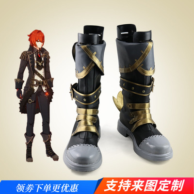 taobao agent The original god Diluk anime performance shoes cosplay male game cos boots to make pictures
