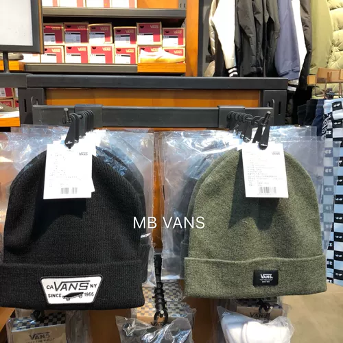 Vans Vans вязаная шапка мужская шерстяная шерсть черная серая vn000uuuhtg/vn000uoublk