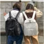 Phiên bản tiếng Hàn của túi xách vai đơn giản sang trọng mới in canvas hoang dã du lịch ba lô túi sinh viên đại học giản dị - Túi vai đơn túi xách vascara