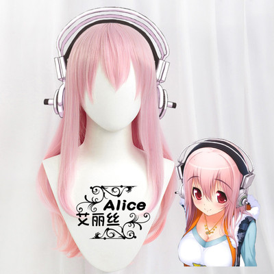 taobao agent Alice Super Sony SUPER SONICO Special Pink Mixed Color Improvers COS Wig