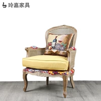 Ретро сельский диван, ткань, в американском стиле, французский стиль, тигр