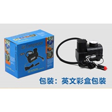пс 300psi 12v车载充气泵 汽车打气泵 塑料迷你打气机 车用充气机