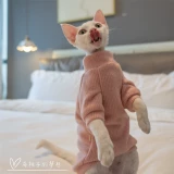 Гингрейн безволосой одежду для кошачьей одежды Сфинкс немецкий утолщенный высокий теплый зимний свитер