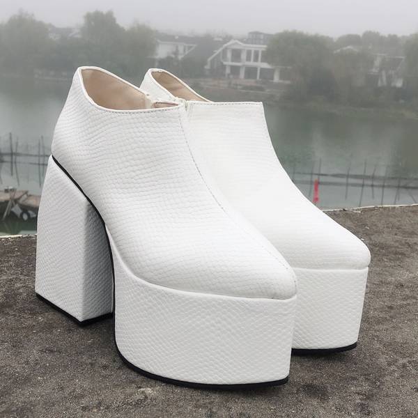 Ботильоны на платформе, обувь, туфли на высоком каблуке с заостренным носом, короткие сапоги