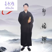 Mùa hè Hai Khánh Ju Shi phù hợp với Hai Qing Ma trang phục Phật giáo sẽ thiền phù hợp với màu đen mới S 36 - Trang phục dân tộc